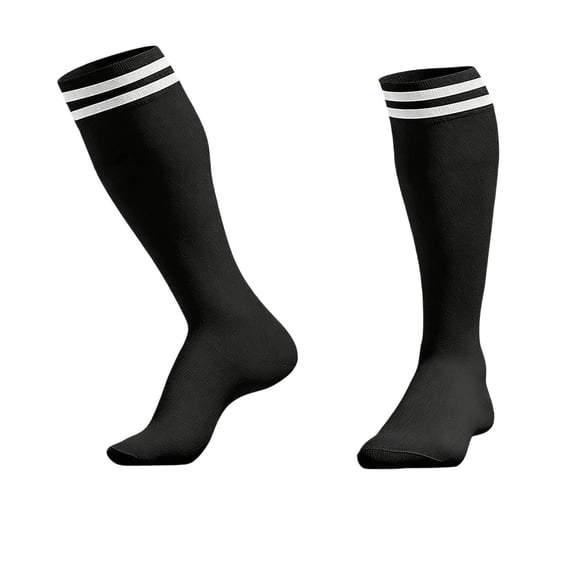 EYNMVR Knee High Striped Socks for Women - Long Thin Tube Sports Thigh High Socks Tall Stockings