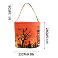 thumbnail image 3 of Halloween Candy Bucket with LED Light, Halloween Bags Halloween Bakset Reusable Pumpkin Candy Baskets Tote Bag for Kids Party Supplies Favors, 9.1"x9.4", 3 of 5