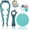 Blue, variant on Jar Opener for Weak Hands, Seniors with Arthritis, 5 in 1 Multi Function Bottle Opener Lid Opener For Arthritic Hands with Non Slip Rubber Jar opener Gripper Pad(blue)