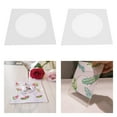 thumbnail image 4 of Fiocias 2Pcs Clear Acrylic Napkin Holder Coffee Table Square Coasters Placemat Water Resistance Dining Table Kitchen Home Office Party Decor, 4 of 9