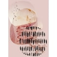 thumbnail image 2 of Urban Epiphany 24x32 Black Ornate Wood Framed with Double Matting Museum Art Print Titled - Scandi Abstract Blush, 2 of 4