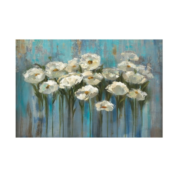 Trademark Fine Art 'Anemones by the Lake' Canvas Art by Silvia Vassileva