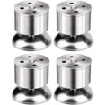 thumbnail image 1 of Patas para muebles Juego de 4 patas para muebles regulables en acero inoxidable, 1 of 5