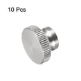thumbnail image 3 of Moleteado Pulgar Tuercas, 10uds M5 x D16mm x H10mm 304 Inoxidable Acero Moleteado Tuerca con Collar Alta Cabeza Ciego Agujero Moleteado Tornillo Tuercas, 3 of 5
