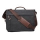 thumbnail image 3 of Bolso de hombro para hombre, maletín de negocios para ir al trabajo o para el Día del Padre. Negro, 3 of 9