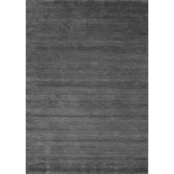 Ahgly Company Indoor Rectangle Abstract Gray Contemporary Area Rugs, 5' x 7'