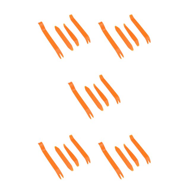 Langgg Pack of 4 Plastic Automobile Trim Removal Tool Portable Handheld Ergonomic Heavy Duty for Protection Dashboard Installer 19cm 5Set