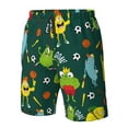 thumbnail image 5 of Kdxio Sport Monster Pattern Mens Casual Shorts - Drawstring Summer Beach Sports Shorts for Men, 5 of 9