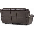 thumbnail image 4 of Home Elegance 9668BRW-2 40 x 38.5 x 83 in. Center Hill Double Glider Reclining Love Seat with Center Console - Brown, 4 of 7