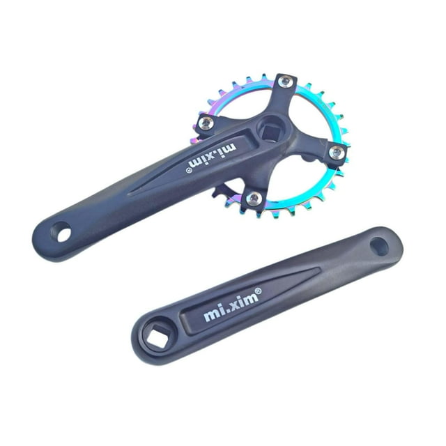 braveheart Aluminum Alloy Mountain Cranket Arm Set Any Chain Rings Improving Riding Efficiency Bike Crankset Crank Arm Length170mm