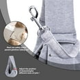 thumbnail image 6 of Dog Carrier Sling - Reversible Puppy Carrier Purse with Storage Pocket, Hand-Free Dog Sling Carrier for Carry Small Dogs and Cats, Travel Safety Harness, Dog and Cat Harness (Gray), 6 of 7