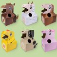 thumbnail image 2 of Children's DIY Cardboard Zodiac cartoon animals Model Wearable Handmade Plate-making Assembly Material Model Toys, 2 of 8