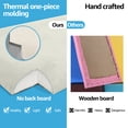 thumbnail image 3 of Art3d Peel and Stick Headboard for King Size in Velvet Pearl, Pack of 12 Panels Sized 9.84" x 23.62", Soundproof Upholstered 3D Wall Panels, 3 of 8