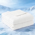 thumbnail image 2 of Exclusivo Mezcla Cooling Comforters Queen Size White, Lightweight Summer Blanket for Hot Sleepers, Soft Breathable Cool Bedding Duvet for Night Sweats, 90"x90", 2 of 9
