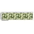 thumbnail image 2 of Ambesonne Banana Leaf Fabric by the Yard Upholstery, Caribbean Vintage, 1 Yard, Pale Green Dark Green, 2 of 4