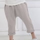 thumbnail image 5 of Odeerbi 1-11 Años Niños Niñas Algodón Lino Pantalones Recortados Verano Color Sólido Drop Crotch Pantalones Arrugados Pantalones Transpirable Ligero, 5 of 7