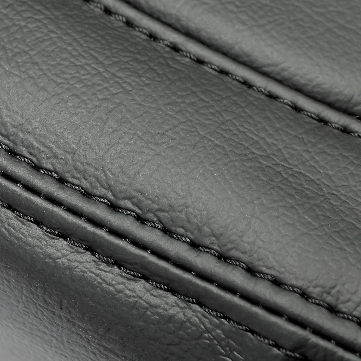 Kojem  Black Leather Car Seat Covers for 2014-2019 Toyota Highlander LE/Hybrid LE 7 Seat's Covers