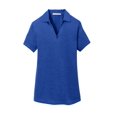 thumbnail image 5 of Port Authority Adult Female Women Electric Heather Polo True Royal 4X-Large, 5 of 6