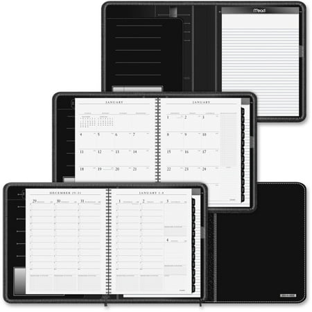 - At-A-Glance Executive Weekly/Monthly Appointment Book - Julian - Weekly, Monthly - 1 Year - January 2018 till December 2018 - 8:00 AM to 5:45 PM - 1 Week, 1 Month Double Page Layout - 8.25