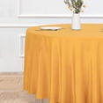 thumbnail image 2 of LAICAIW Round Tablecloth-108 Inch-Water Resistant Spill Proof Washable Polyester Table Cloth Decorative Fabric Table Cover for Dining Table, Buffet Parties and Camping, Gold, 2 of 7