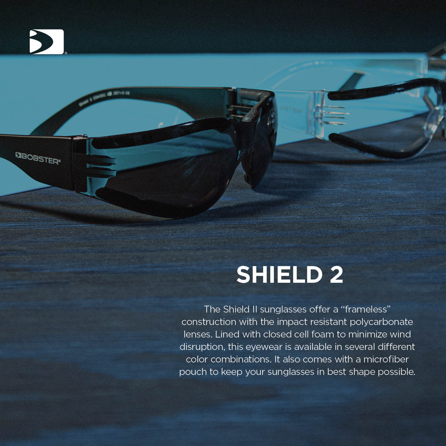 Shield II Sunglass, Black Frame, Amber Lens - image 3 of 8