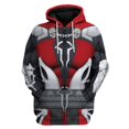 thumbnail image 4 of Sudadera con capucha y cremallera con estampado gráfico de MK Mortal Kombat para hombre, novedad en sudaderas y sudaderas, jersey de talla grande Harajuku, ropa para hombre, 4 of 4