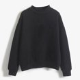 thumbnail image 4 of Two Piece Solid Color Fleece Lined For Women Loose And Thick Baseball With Small High Collar For Autumn And Winter., 4 of 8