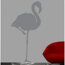 Wallhogs Flamingo Sihouette Cutout Wall Decal
