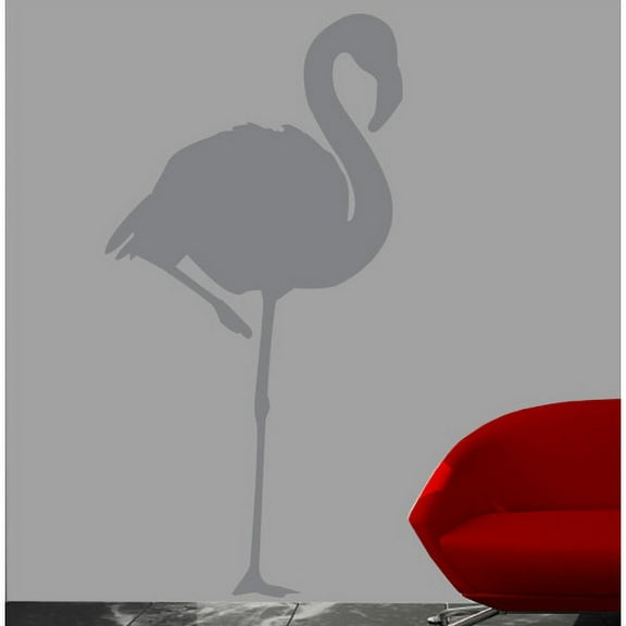 Wallhogs Flamingo Sihouette Cutout Wall Decal