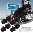 thumbnail image 3 of Minkissy 4Pcs Black License Plate Fastener Screws Nylon Rustproof Easy Install for Motorcycles, 3 of 6