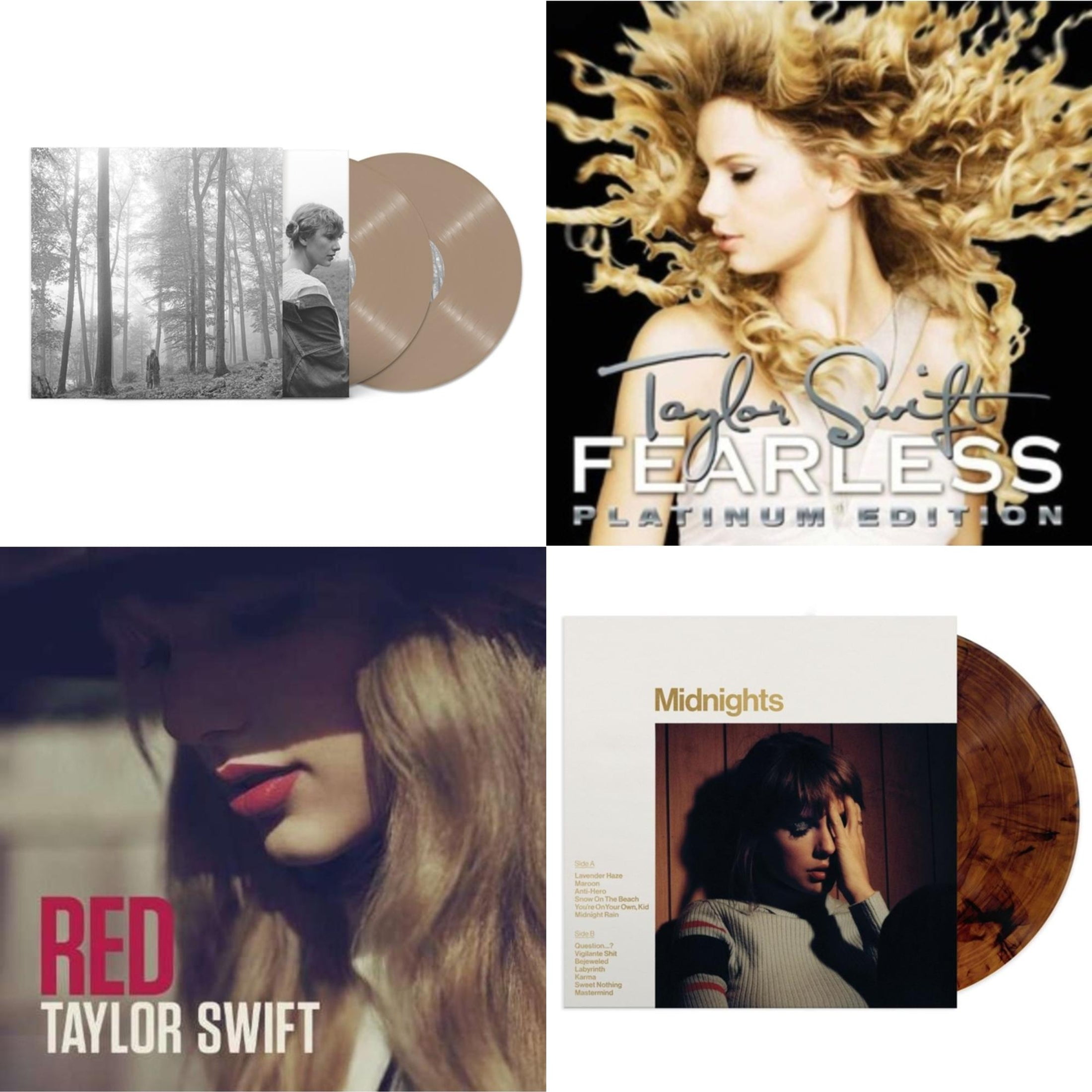 Taylor Swift - Midnights Exclusive 4x LP Colored Vinyl