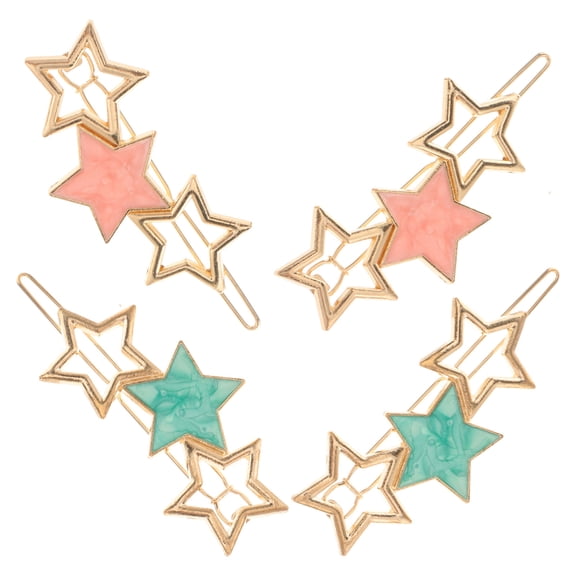 BESTYASH 4pcs Hair Clips Women for Styling Shape Alloy Hair Decorations for Weddings