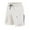 White, variant on Dagugfen Cargo Shorts for Men Drawstring Elastic Waist Solid Color Loose Outdoor Sports Running Shorts