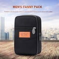 thumbnail image 2 of Multi Layer Men Phone Pouch Waist Bag Fanny Pack Canvas Purse (Camel 2), 2 of 7
