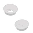thumbnail image 4 of 6 Pieces 2 Inch Plastic Desktop Cord Cable Hole Cover Grommet Computer Cable Hole Cover Plug Stopper White, 4 of 4