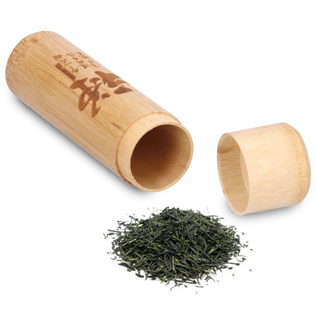 Tea Storage Container, Environmental Tea Canister Portable Health and Durability with Natural Bamboo Material for Family for Tea Coffee Beans Nuts Style 1,Style 2,Style 3,Style 4