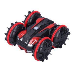 Voiture à télécommande,2.4G Télécommande amphibie G Hz RC Stunt Car Amphibious Remote Control Car Smooth Operation