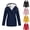 Navy, variant on Puffer Jacket for Women Hooded Long Winter Coat Cold-resistant Warm Overcoat with Fur Lined Casual Outerwear