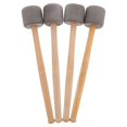 thumbnail image 1 of 4Pcs Bass Drum Mallets Sticks Mallets Foam Head Drum Mallets for Marching Band Percussion, 1 of 5