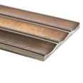 thumbnail image 4 of The Tile Life Sakura Fluted 4.5" x 9" Walnut Porcelain Wall Tile, Case of 24, 4 of 9