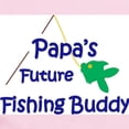 thumbnail image 2 of CafePress - Papa's Future Fishing Buddy Body Suit - Baby Light Bodysuit, Size Newborn - 24 Months, 2 of 4