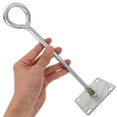 thumbnail image 3 of UPGRATOR Ceiling Hanging Hooks 1Pack Heavy Duty Ceiling Hooks Silver Steel for Homeowners and Installers, 3 of 8