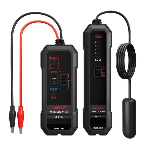 NOFAYA NF-818L Cable Tester &Underground Wire Locator Upgrade for Invisible Fence for Dogs, Circuit Breaker Finder, Electric Fence Wire Tracer, Wire Break Locator, etc.