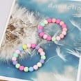 thumbnail image 4 of A pack of acrylic colored beads in 4 sizes - transparent matte mixed colorstyle1:style4;, 4 of 4