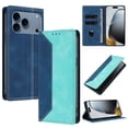 thumbnail image 2 of Funda FOXDOCK para iPhone 17 Pro Max de Cuero Premium Bicolor con Ranuras RFID, Carcasa Tipo Billetera Antigolpes y Soporte Plegable, 2 of 6