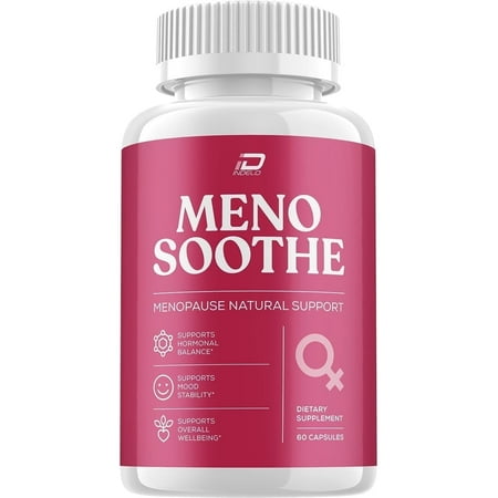 Meno Soothe Female Capsule - MenoSoothe Pills All Natural Menopause Support Pills for Hormonal Balance Review, 1 Pack, 60 Capsules