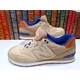 thumbnail image 1 of New Balance 574 Shoes Mens Size 11.5 ML574NED Beige Blue Suede Sneakers Athletic, 1 of 6