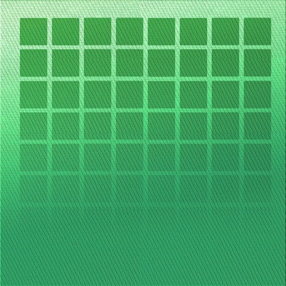 Ahgly Company Indoor Square Patterned Neon Green Area Rugs, 7' Square