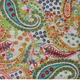 thumbnail image 4 of DK Homewares Indian Decorative Couch Throw Pillowcases 16x16 Inch Cotton Kantha Paisley Bohemian Square Toss Cushion Covers (Size - 40x40 cm ; Color: White ) - Set of 2 Pcs (Cover Only), 4 of 4