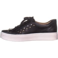 thumbnail image 3 of Womens naturalizer Cairo 3 Lace Up Sneakers, Black Leather, 3 of 6